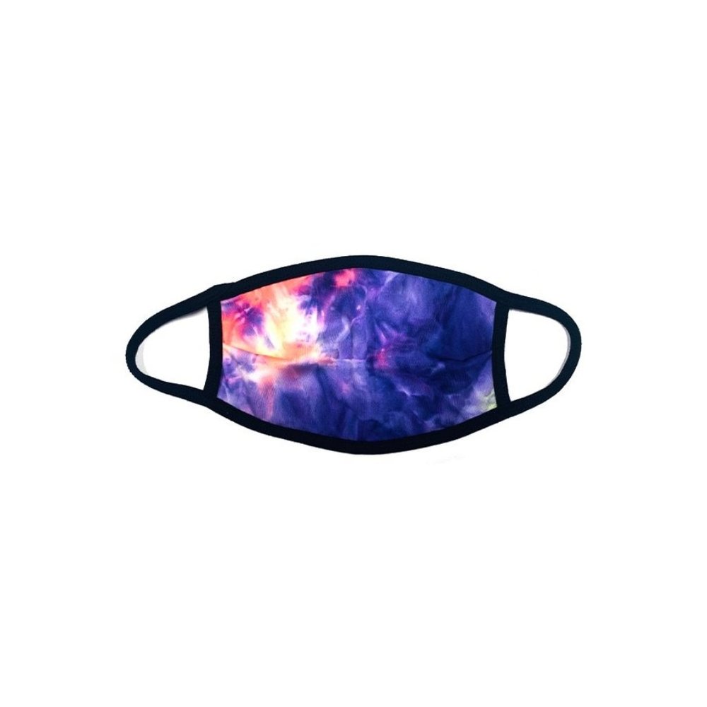 Heimish Tie Dye Face Mask, Purple Multi